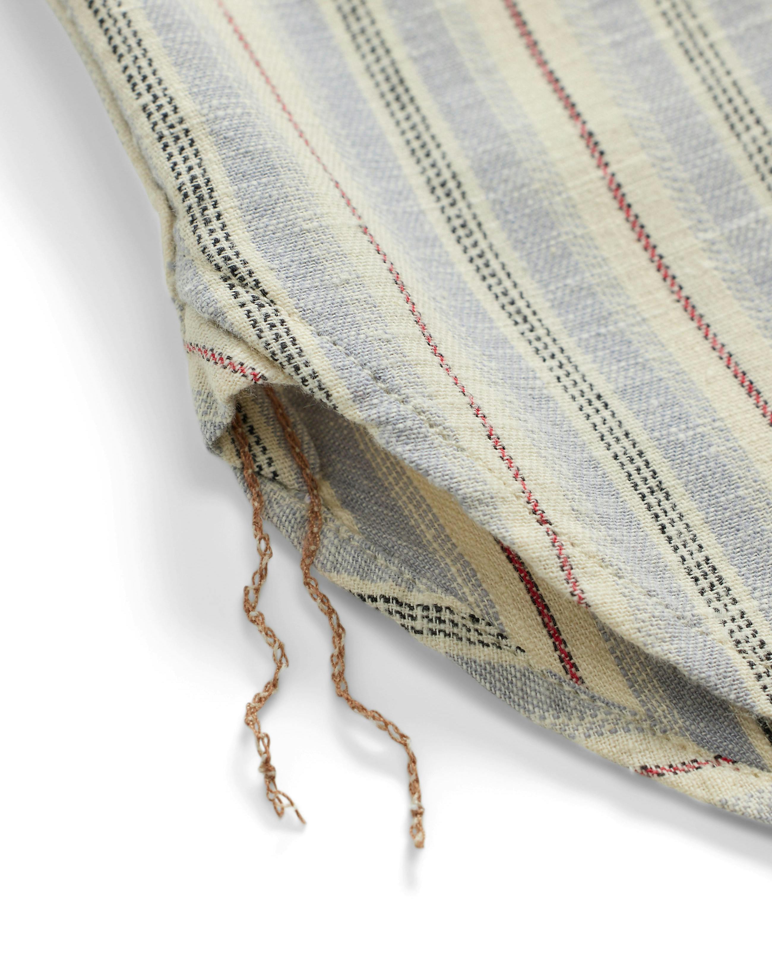 RRL Striped Twill Popover Shirt - Periwinkle Multi | Long Sleeve RRL Striped Twill Popover Shirt - Periwinkle Multi | Long Sleeve